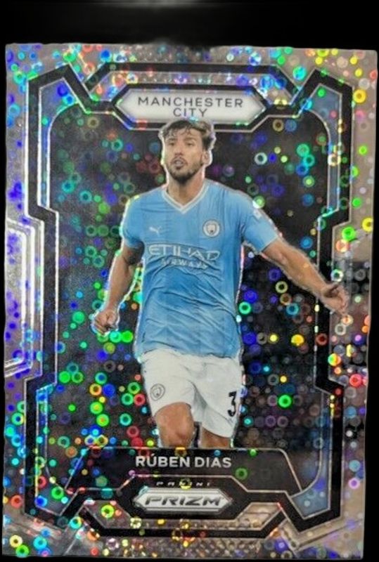 Ruben Dias 2023 Prizm Premier League #15 Breakaway RAW