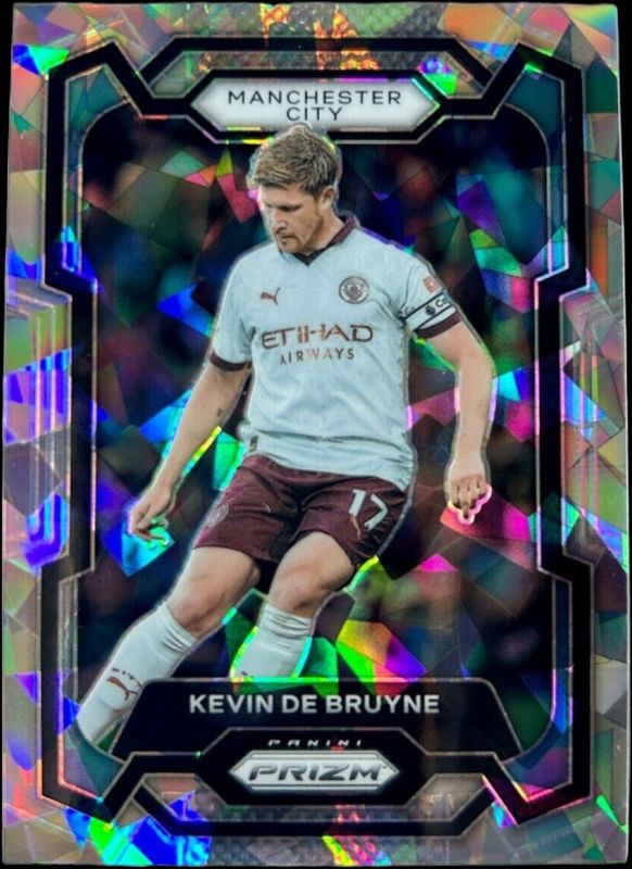 Kevin De Bruyne 2023 Prizm Premier League #7 Ice RAW