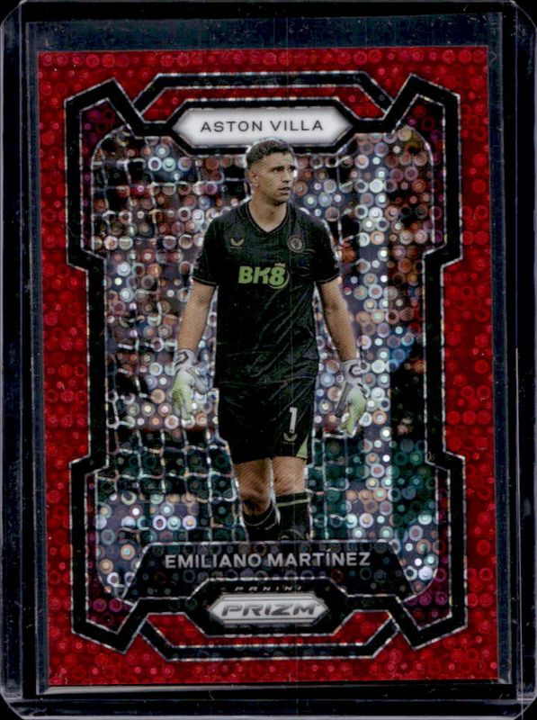Emiliano Martinez 2023 Prizm Premier League #106 Breakaway Red /49 RAW