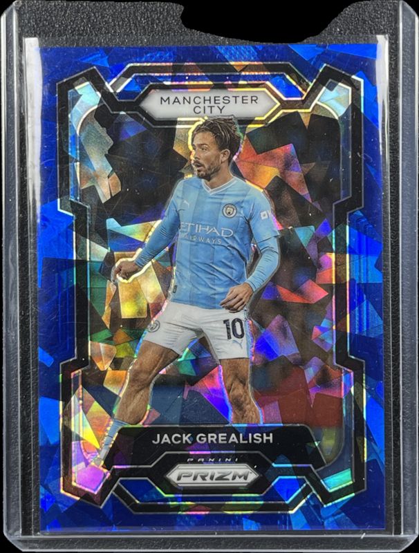Jack Grealish 2023 Prizm Premier League #1 Blue Ice /75 RAW