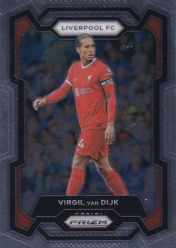 Virgil van Dijk 2023 Prizm Premier League #81 Base RAW