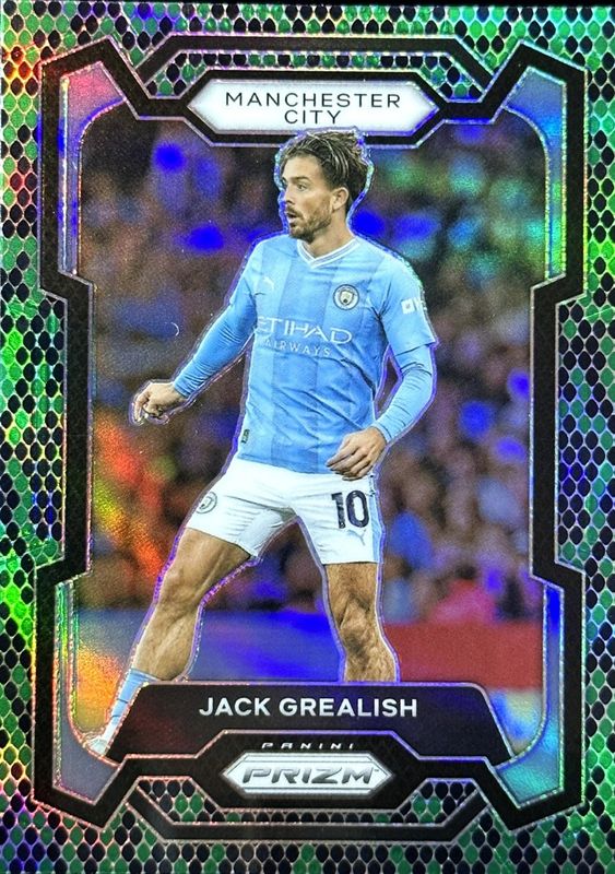 Jack Grealish 2023 Prizm Premier League #1 Snakeskin /(SSP) RAW