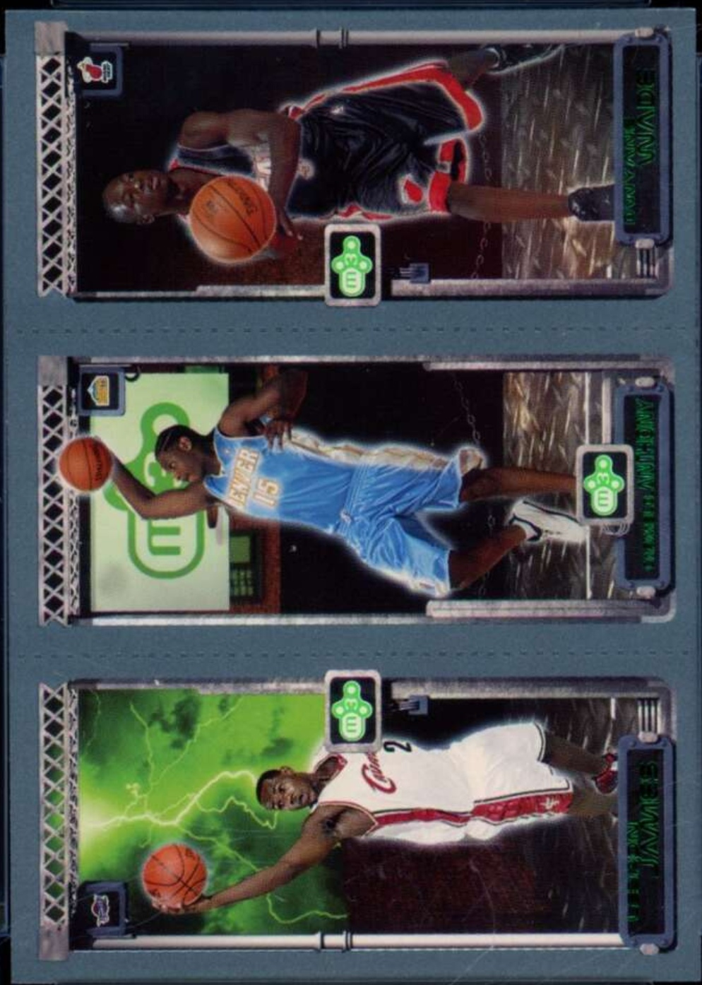 LeBron James 2003 Topps Rookie Matrix Base (w/C. Anthony & D. Wade