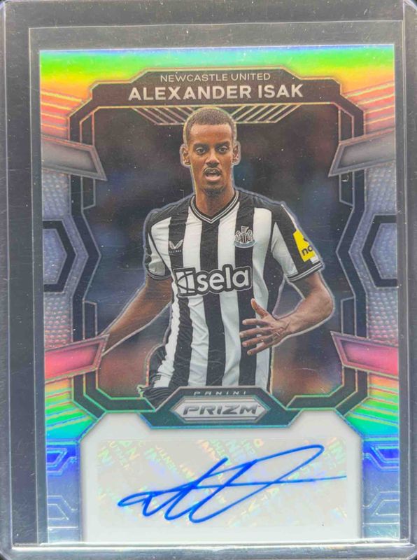 Alexander Isak 2023 Prizm Premier League #S-AI Signatures - Silver /99 RAW