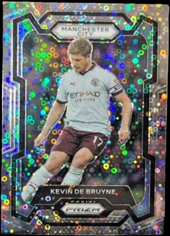 Kevin De Bruyne 2023 Prizm Premier League #7 Breakaway RAW