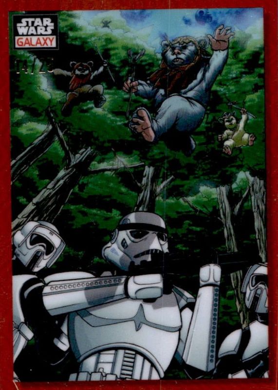 2023 Topps Chrome Star Wars Galaxy #49 Orange Refractor /25