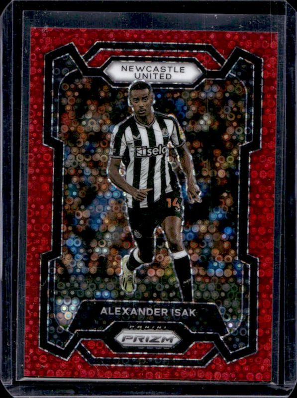 Alexander Isak 2023 Prizm Premier League #64 Breakaway Red /49 RAW