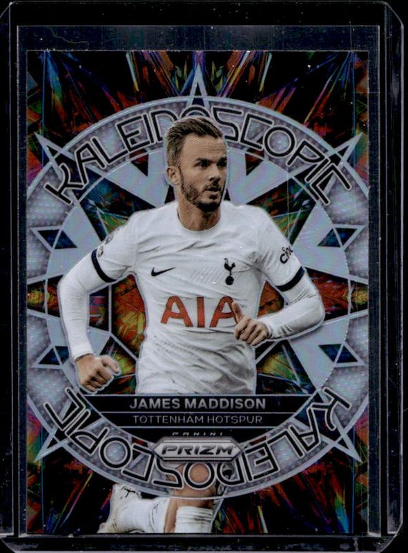 James Maddison 2023 Prizm Premier League #24 Kaleidoscopic - Silver RAW
