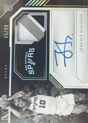 2022 Noir #304 Rookie Patch Auto Black & White /99