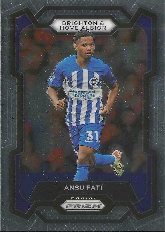 Ansu Fati 2023 Prizm Premier League #100 Base RAW