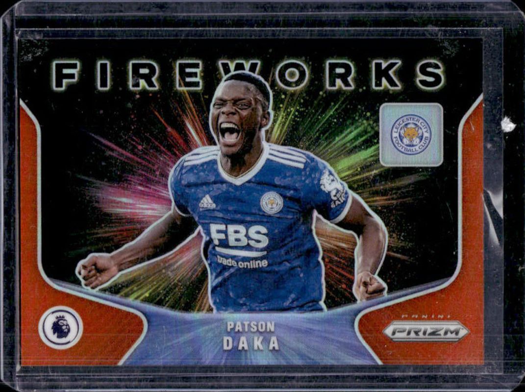 2021 Prizm Premier League #8 Fireworks - Orange /25