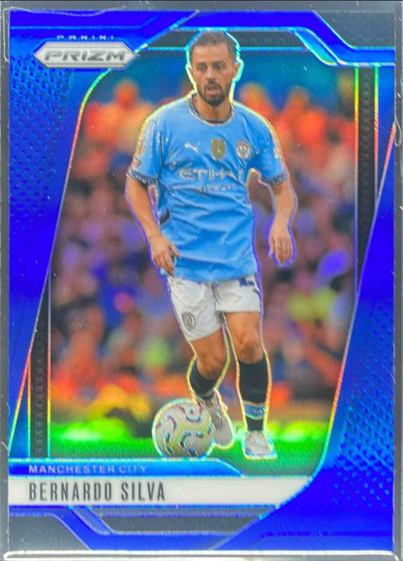 Bernardo Silva 2023 Prizm Premier League #14 Blue /299 RAW