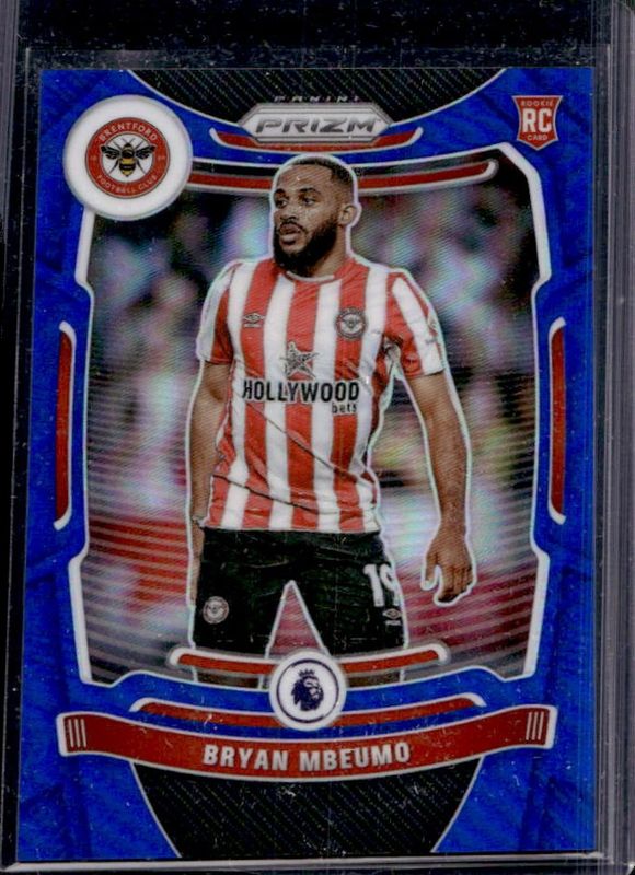 Bryan Mbeumo 2021 Prizm Premier League #147 Blue /340 RAW