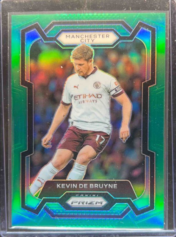 Kevin De Bruyne 2023 Prizm Premier League #7 Green /5 RAW