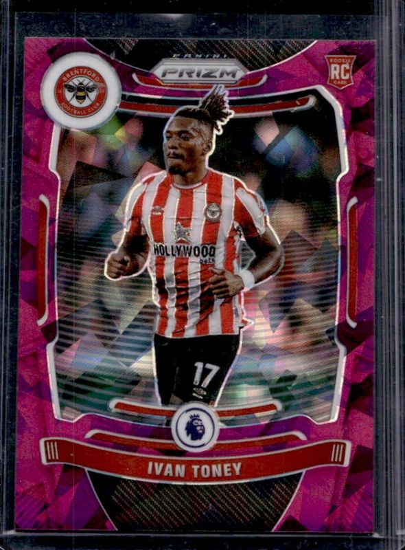 Ivan Toney 2021 Prizm Premier League #150 Purple Ice /49 Rookie RAW