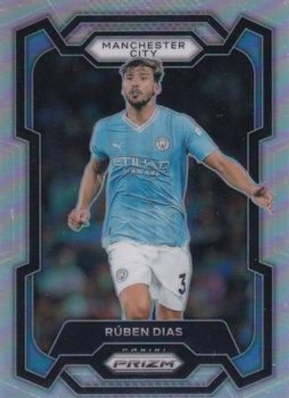 Ruben Dias 2023 Prizm Premier League #15 Silver RAW