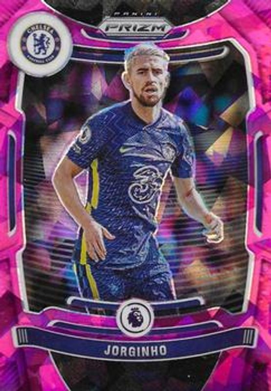Jorginho 2021 Prizm Premier League #249 Pink Ice RAW