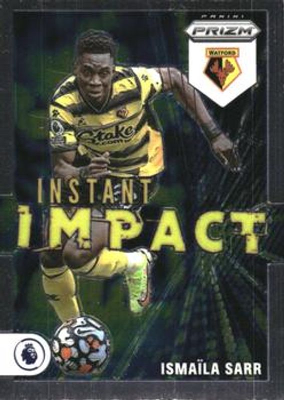 Ismaila Sarr 2021 Prizm Premier League #8 Instant Impact RAW