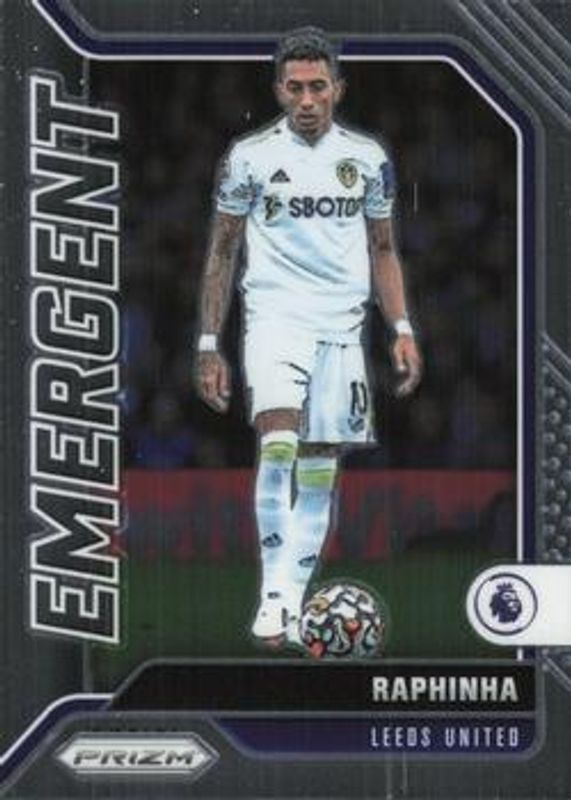 Raphinha 2021 Prizm Premier League #3 Emergent RAW