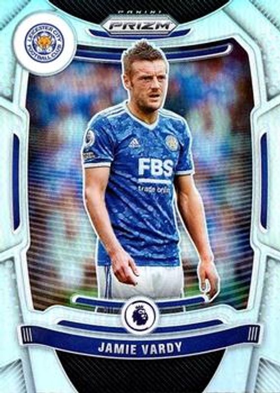 Jamie Vardy 2021 Prizm Premier League #28 Silver RAW