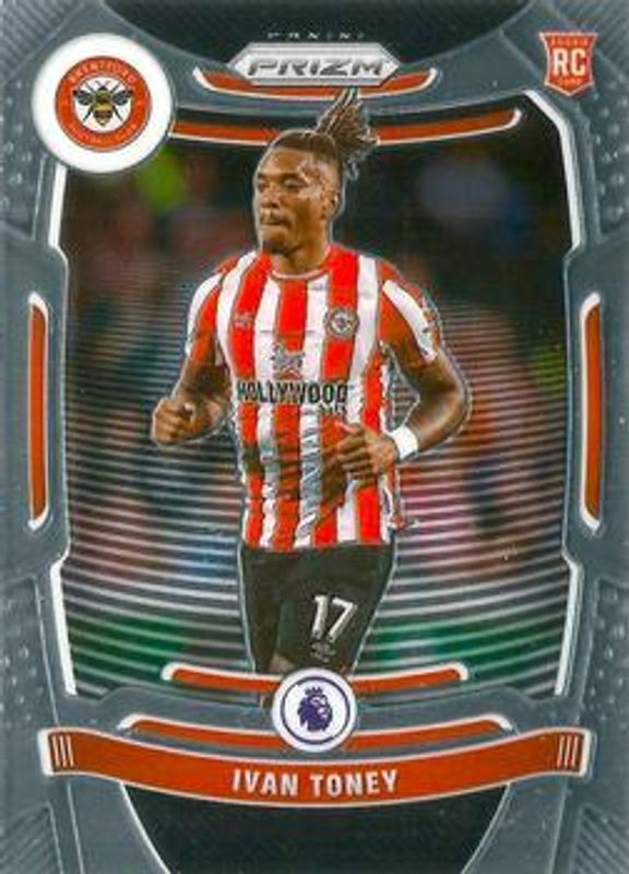 Ivan Toney 2021 Prizm Premier League #150 Base Rookie RAW