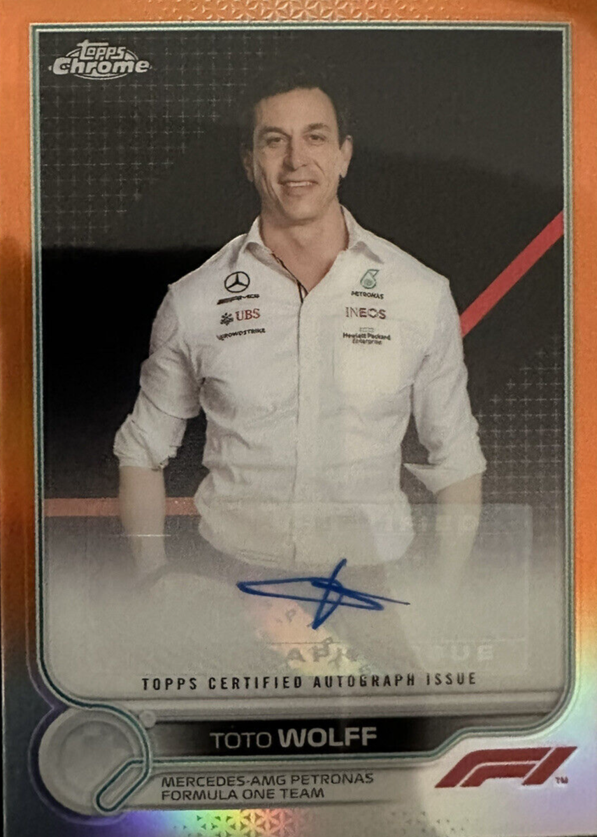 Toto Wolff Racing Cards Price Guide - Sports Card Investor