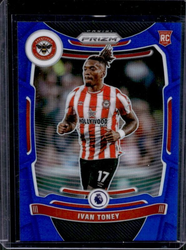Ivan Toney 2021 Prizm Premier League #150 Blue /340 Rookie RAW