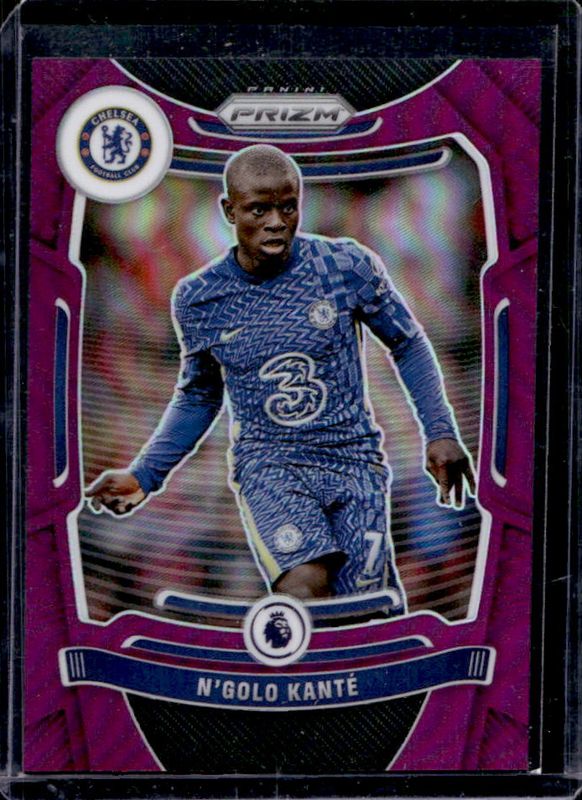 N'Golo Kante 2021 Prizm Premier League #248 Purple /99 RAW
