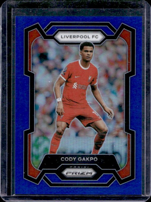 Cody Gakpo 2023 Prizm Premier League #77 Blue /299 RAW