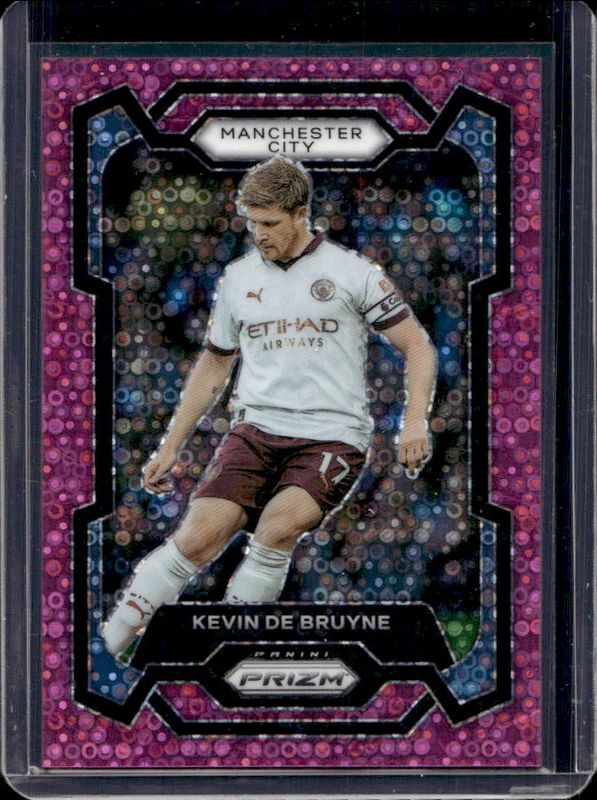 Kevin De Bruyne 2023 Prizm Premier League #7 Breakaway Pink /149 RAW