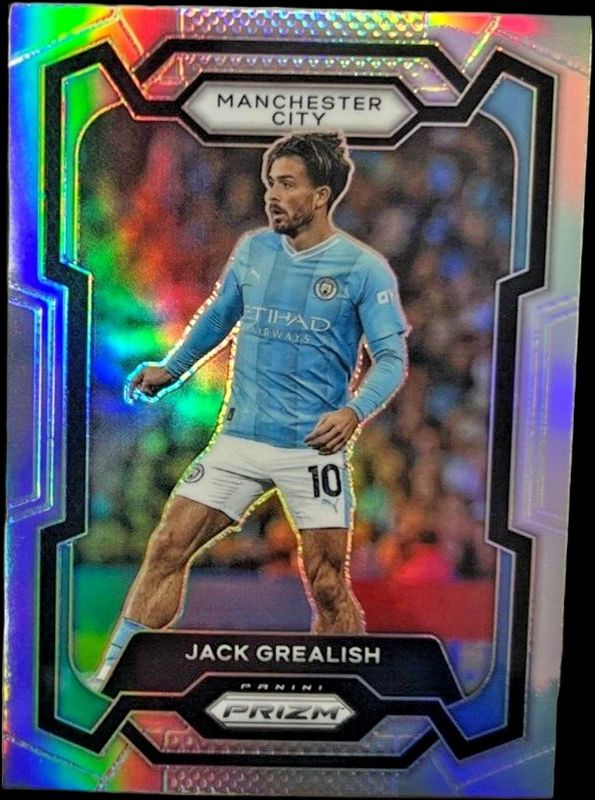 Jack Grealish 2023 Prizm Premier League #1 Silver RAW