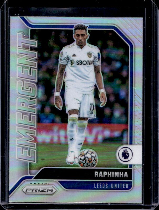 Raphinha 2021 Prizm Premier League #3 Emergent - Silver RAW