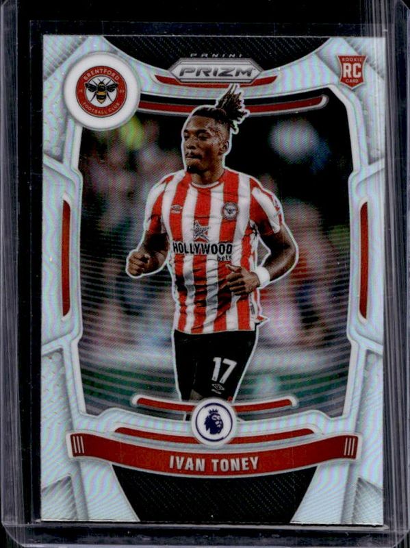 Ivan Toney 2021 Prizm Premier League #150 Silver Rookie RAW
