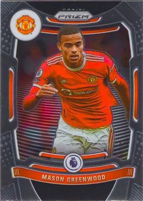 Mason Greenwood 2021 Prizm Premier League #281 Base RAW