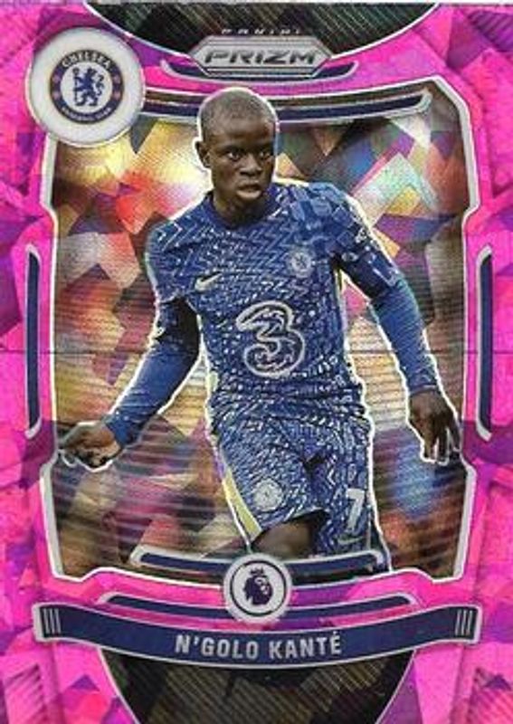 N'Golo Kante 2021 Prizm Premier League #248 Pink Ice RAW