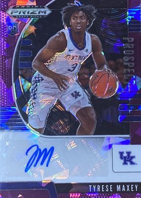 2020 Prizm Draft Picks #PA-TM Prospect Autographs - Purple Ice /99