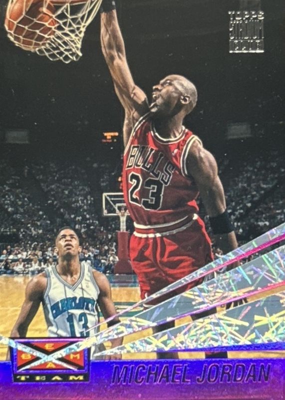Michael Jordan 1993 Topps Stadium Club #4 Beam Team Price Guide