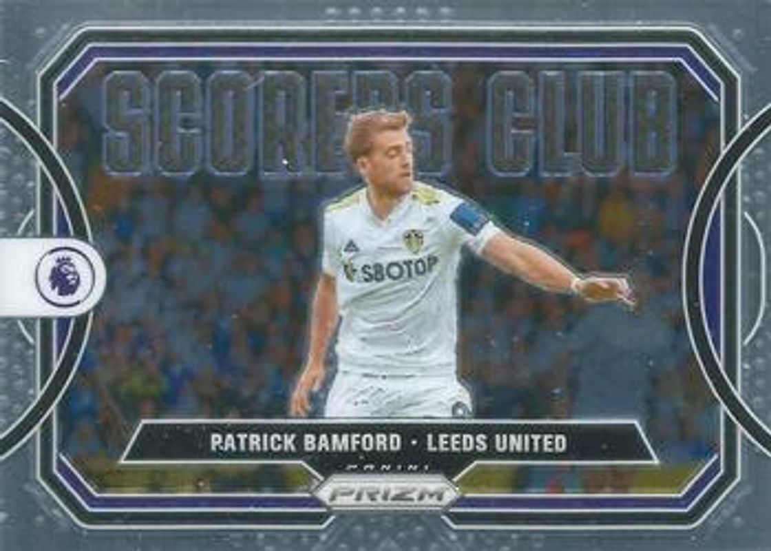 Patrick Bamford 2021 Prizm Premier League #4 Scorers Club RAW