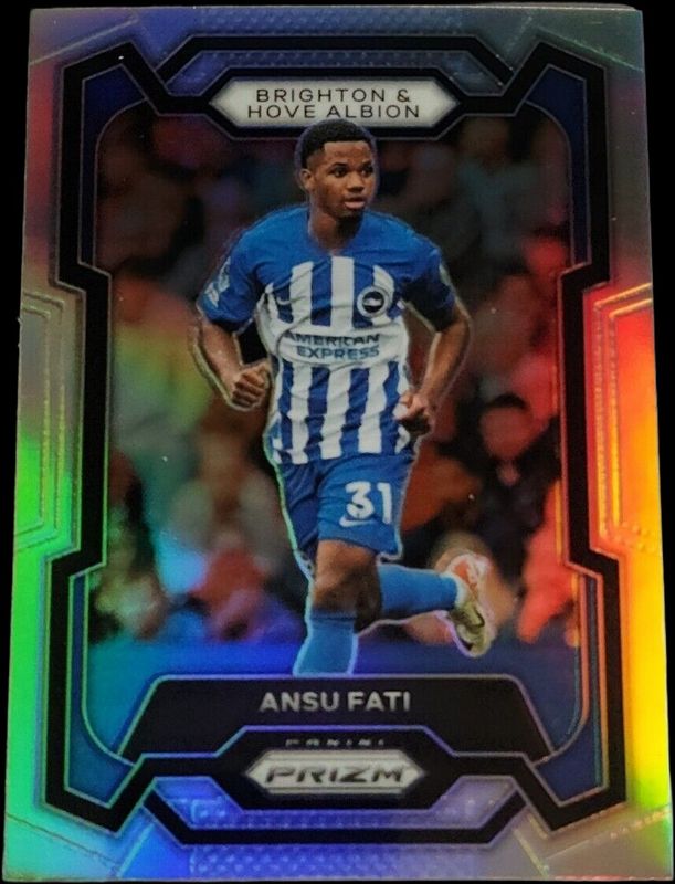 Ansu Fati 2023 Prizm Premier League #100 Silver RAW