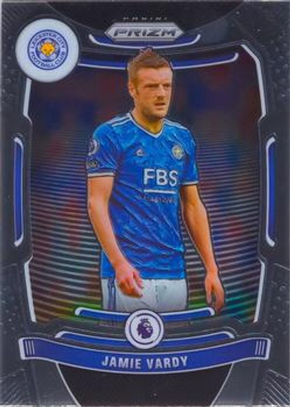 Jamie Vardy 2021 Prizm Premier League #28 Base RAW