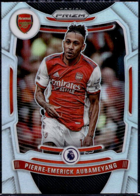 Pierre-Emerick Aubameyang 2021 Prizm Premier League #209 Silver RAW