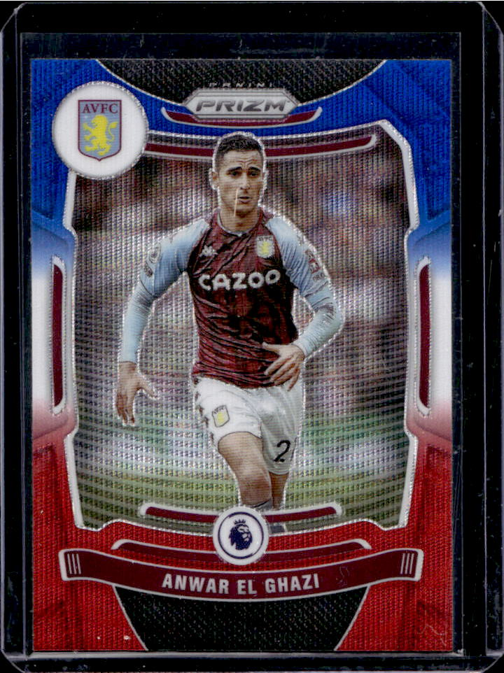Anwar El Ghazi 2021 Prizm Premier League #128 Red White Blue Price ...