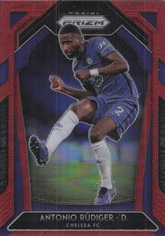Antonio Rudiger 2020 Prizm Premier League #214 Red /149 RAW