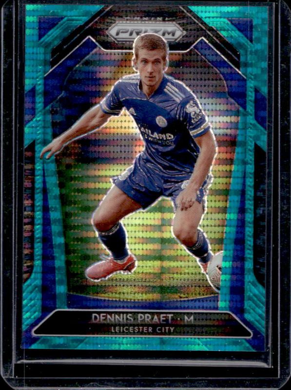 Dennis Praet 2020 Prizm Premier League #129 Breakaway Teal /49 RAW