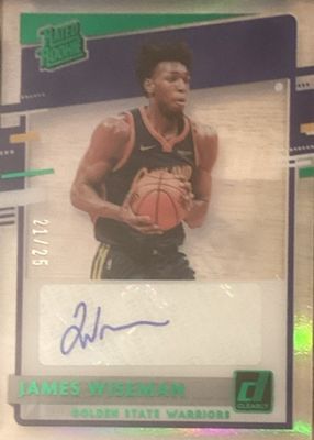 2020 Clearly Donruss #RRA-JWM Clearly Rated Rookie Autographs - Green /25