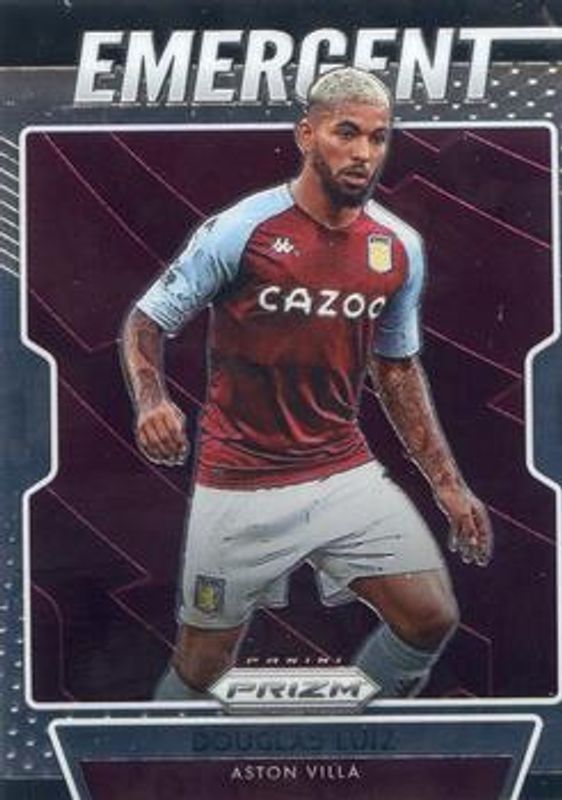Douglas Luiz 2020 Prizm Premier League #19 Emergent RAW