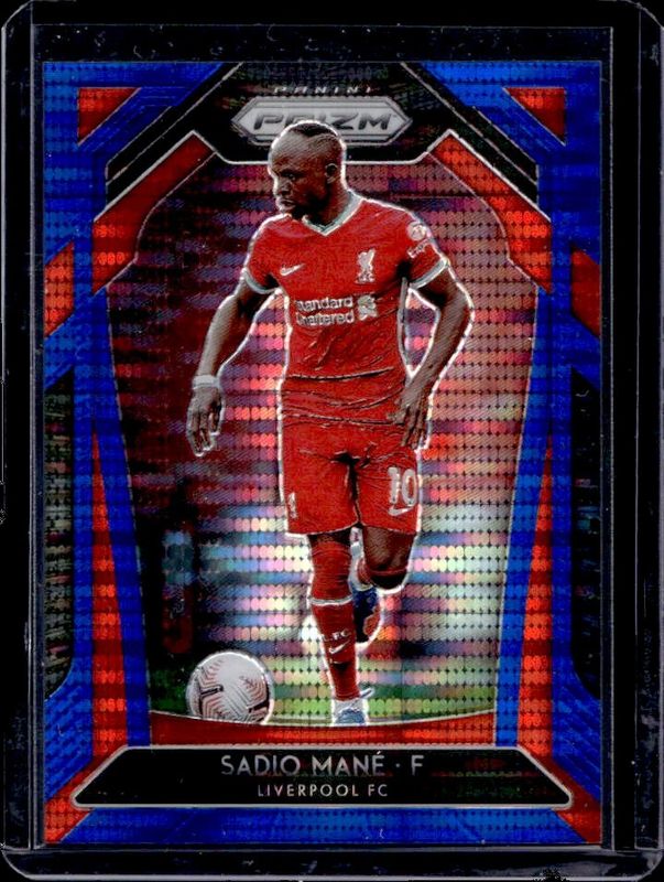 Sadio Mane 2020 Prizm Premier League #253 Breakaway Blue /195 RAW