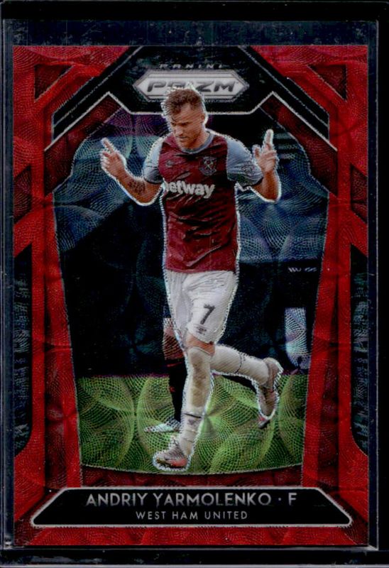 Andriy Yarmolenko 2020 Prizm Premier League #195 Choice Red /29 RAW