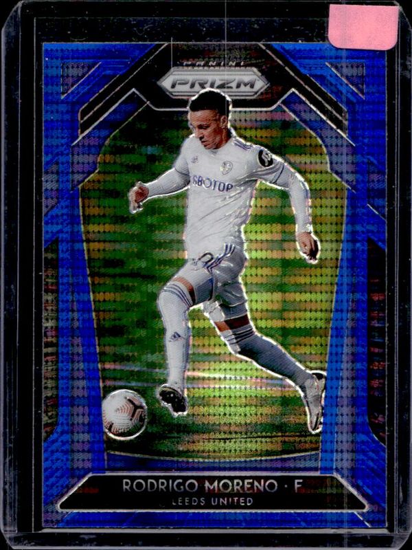 Rodrigo Moreno 2020 Prizm Premier League #208 Blue Pulsar RAW