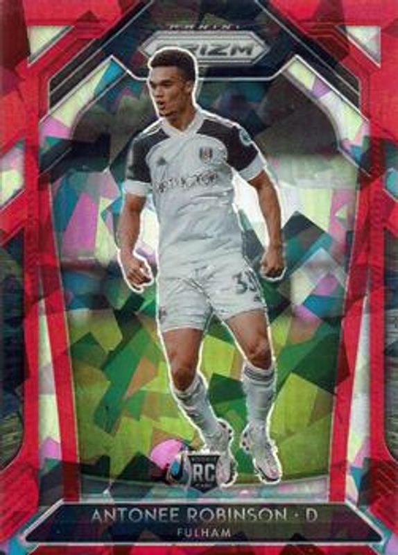 Antonee Robinson 2020 Prizm Premier League #296 Red Ice Rookie RAW